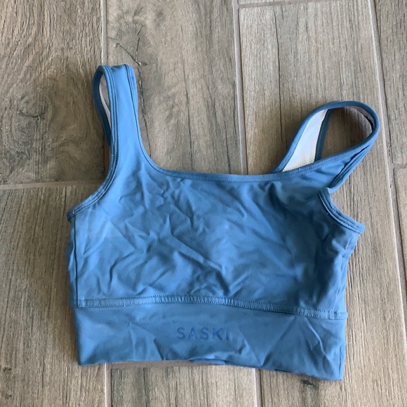 Saski blue sports bra - Picture 4 of 8